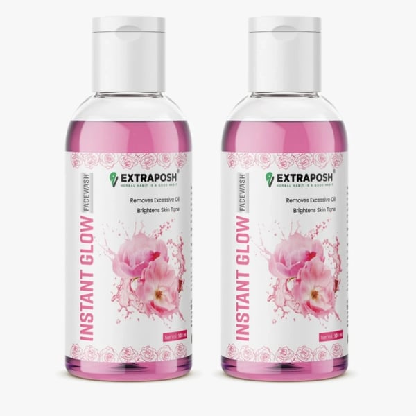 Extraposh Instant Glow face Wash pack of 2 - 100 ml each