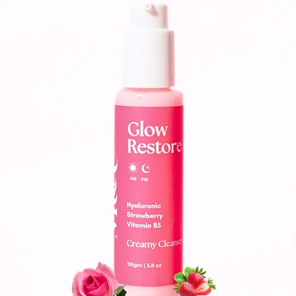 Glow Restore Gentle Cleanser for Glowing skin (Pink)