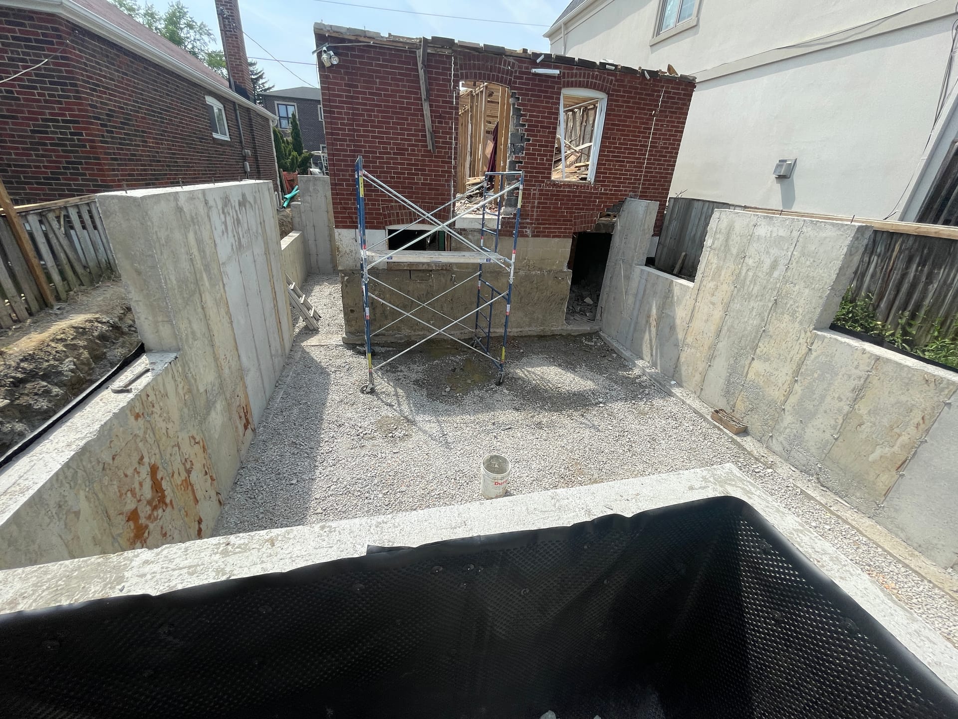 Home extension foundations in East York and Toronto