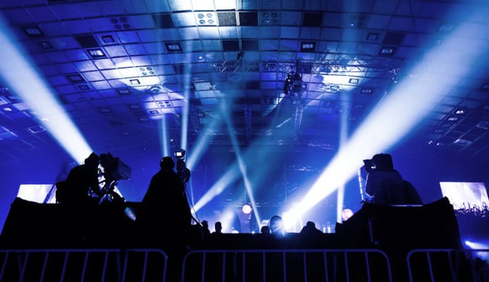 Filming a reality tv show