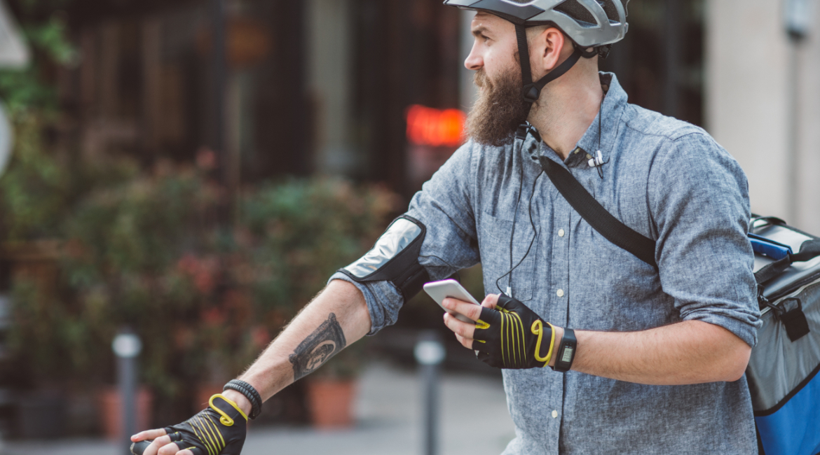 Part-time bicycle courier