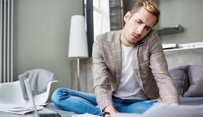 Man thinking about how to make a personal injury claim