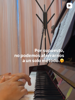 Publicación de Rutina Piano Studio en Instagram