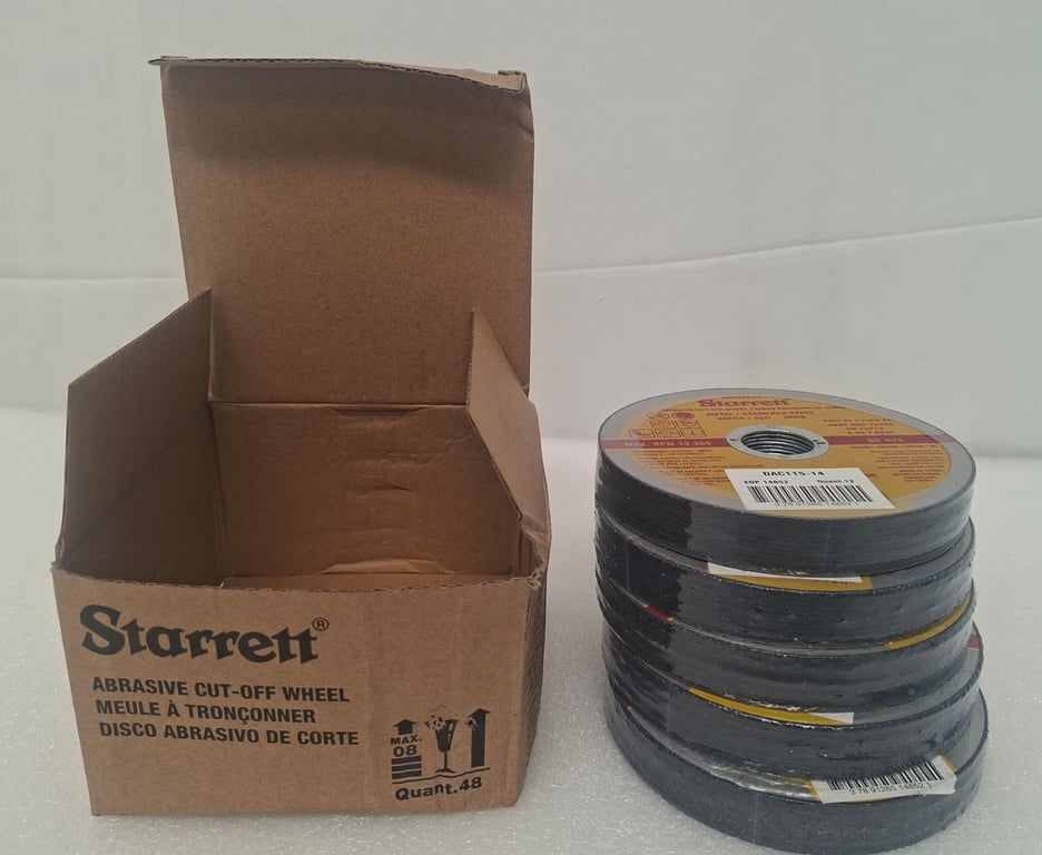 1 x 12 Pack 80 Grit Grinder Cutting Discs Bid per piece