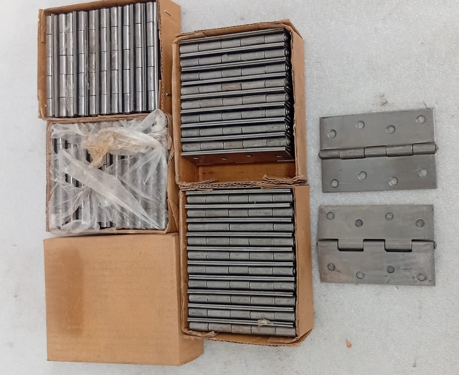 Heavy-Duty Steel Door Hinges Bid per piece