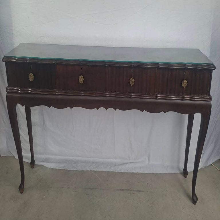 Elegant Vintage Wooden Console Table