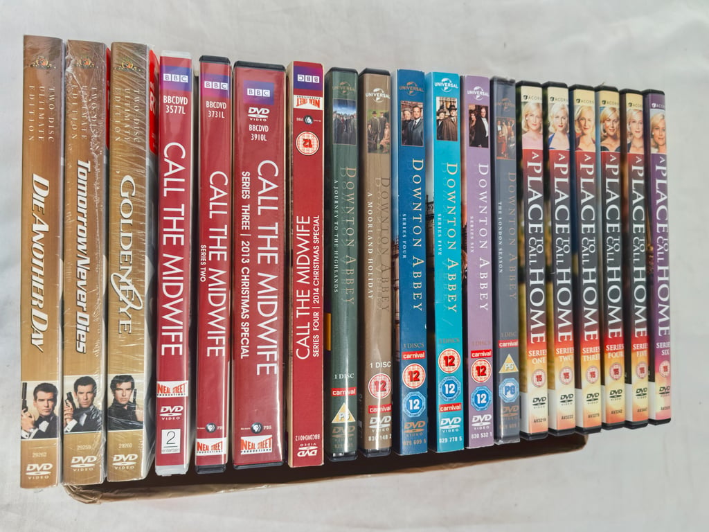 DVD Collection - James Bond, Downton Abbey, Call the Midwife & A Place to Call Home