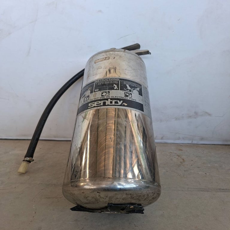 Rare Find Vintage Metal Fire Extinguisher