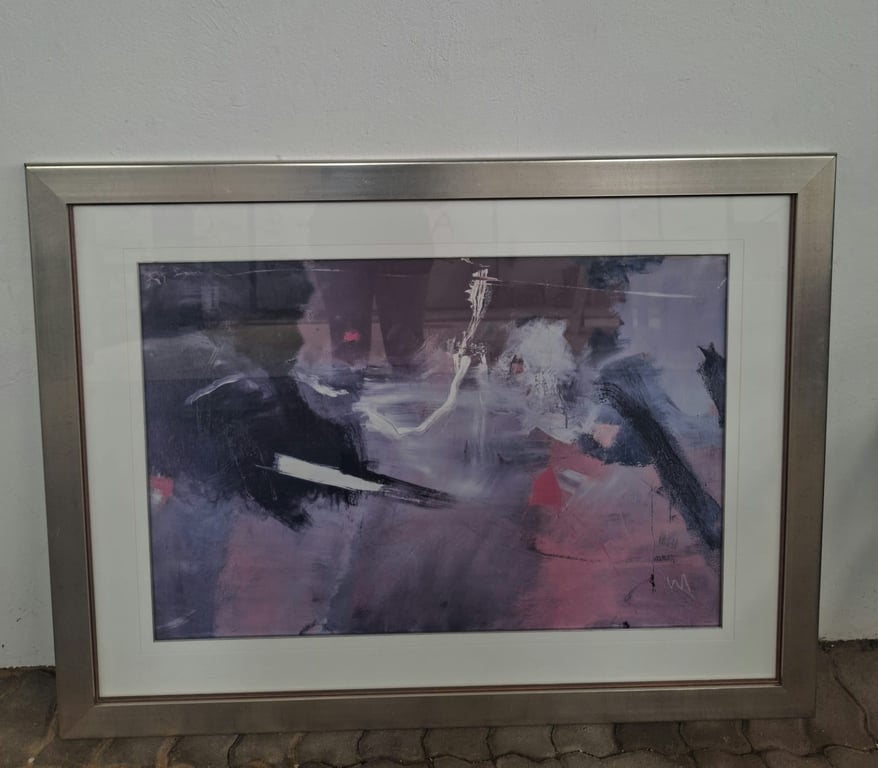 Framed Abstract Painting