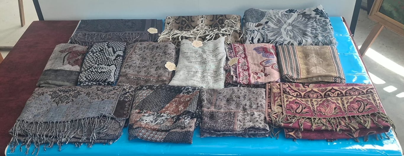 Cotton Scarves (13 Pieces)