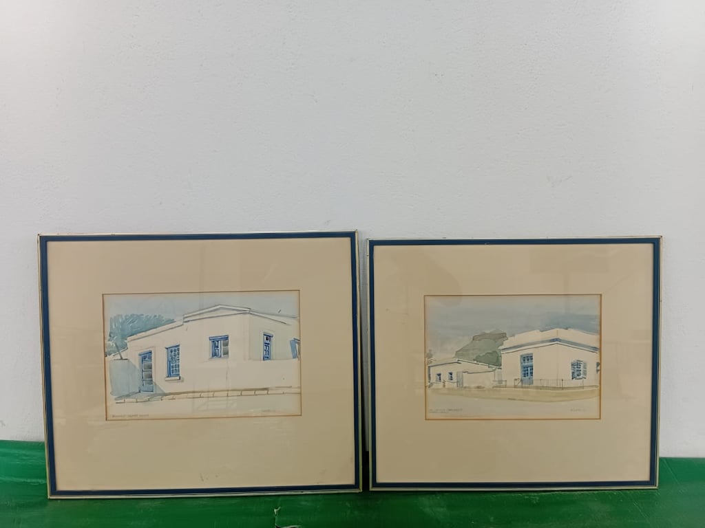 Framed Watercolor Paintings(2)