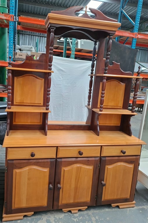 Poplar Wood Kitchen Dresser (WAP)