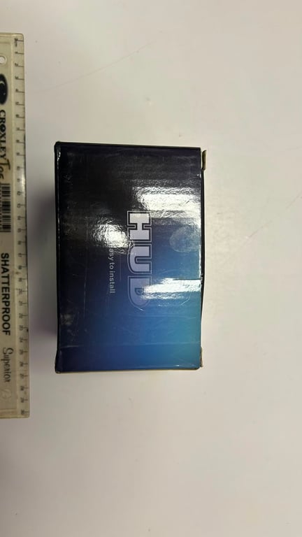 OBD2 GPS car HUD head up display often branded as models like the F15 or AP-6 designed to show speed RPM and other engine data Brand new