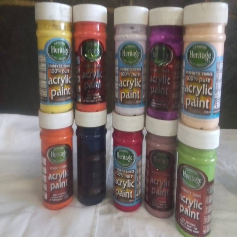 MB5-30 Genuine Heritage Student's Choice Acrylic Paint Bundle 3