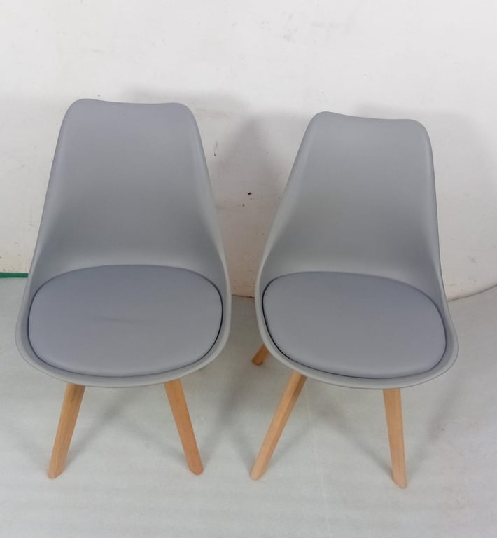 Grey Padded Dining Chairs