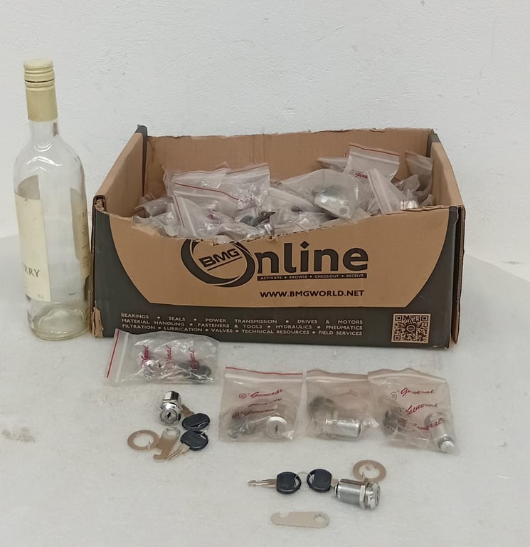 Bid per piece Brand New Cam Locks with Keys Sets