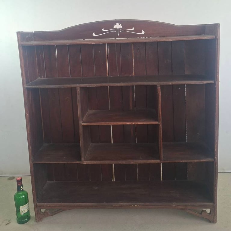 Large Solid Wood Display Cabinet