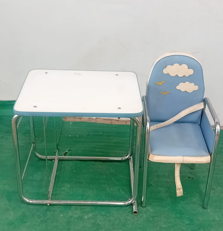 Vintage Children's Desk & Chair Set
