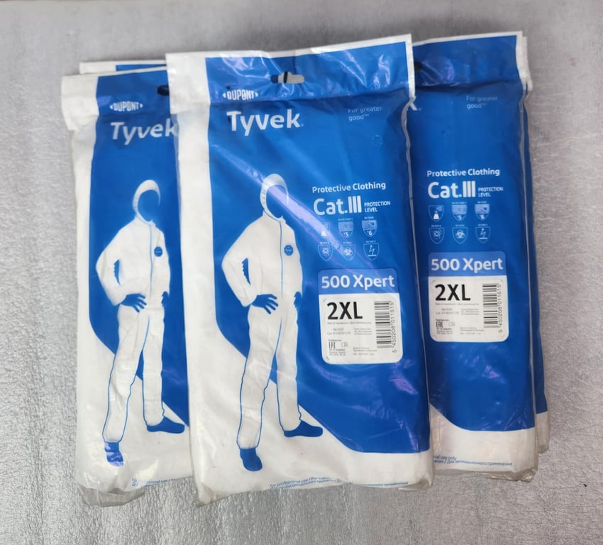 5 x Tyvek Protective Clothing