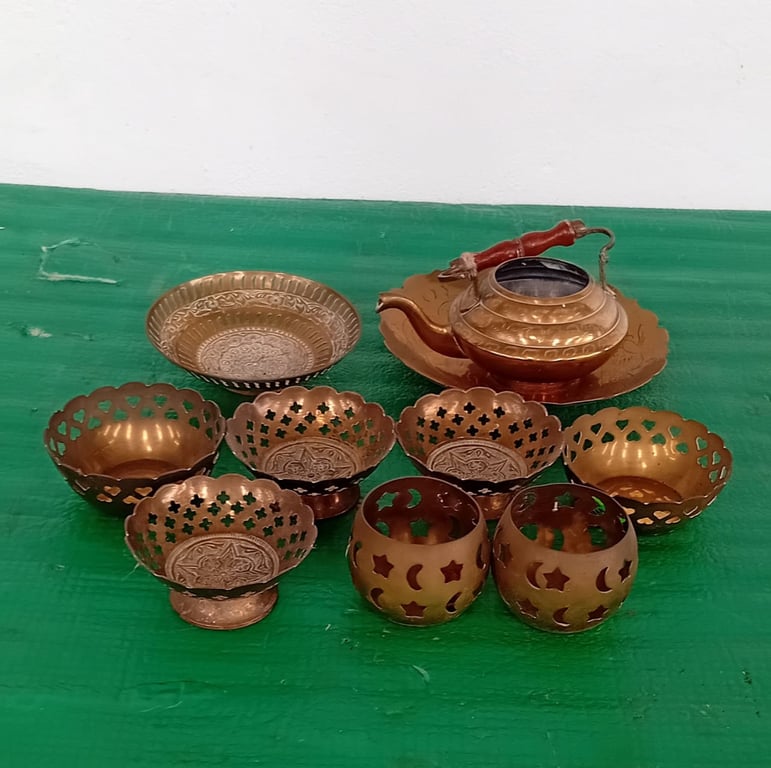 Joblot Of Vintage Copper Items