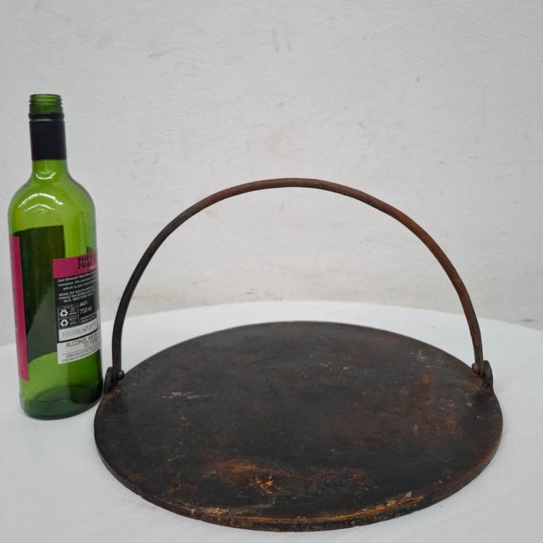 Antique Cast Iron Hearth Griddle