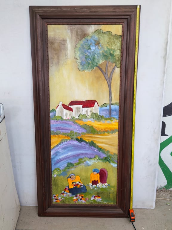 Vibrant Large Original Artwork Signed Petro van Graan