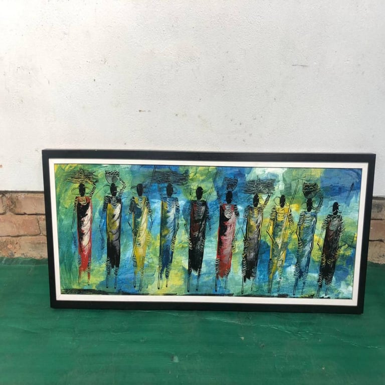 African Oil Painting