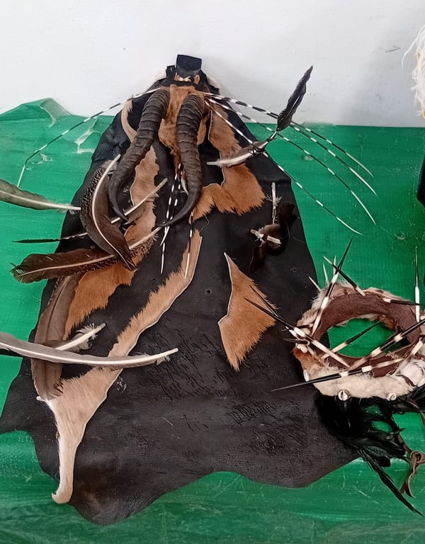 Hand-Crafted Animal Skull Masks