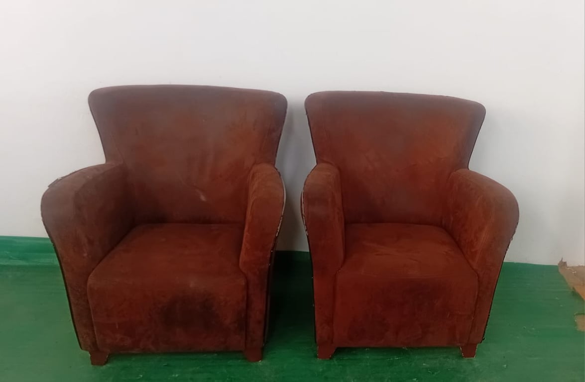 Pair of Upholstered Armchairs - price per piece