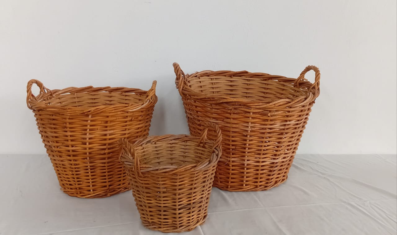 A Set Of Woven Baskets