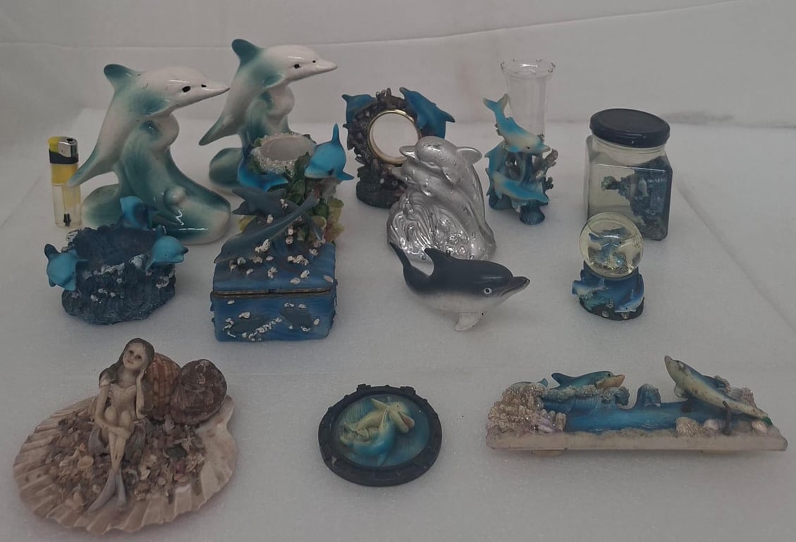 Collection of Dolphin Figurines