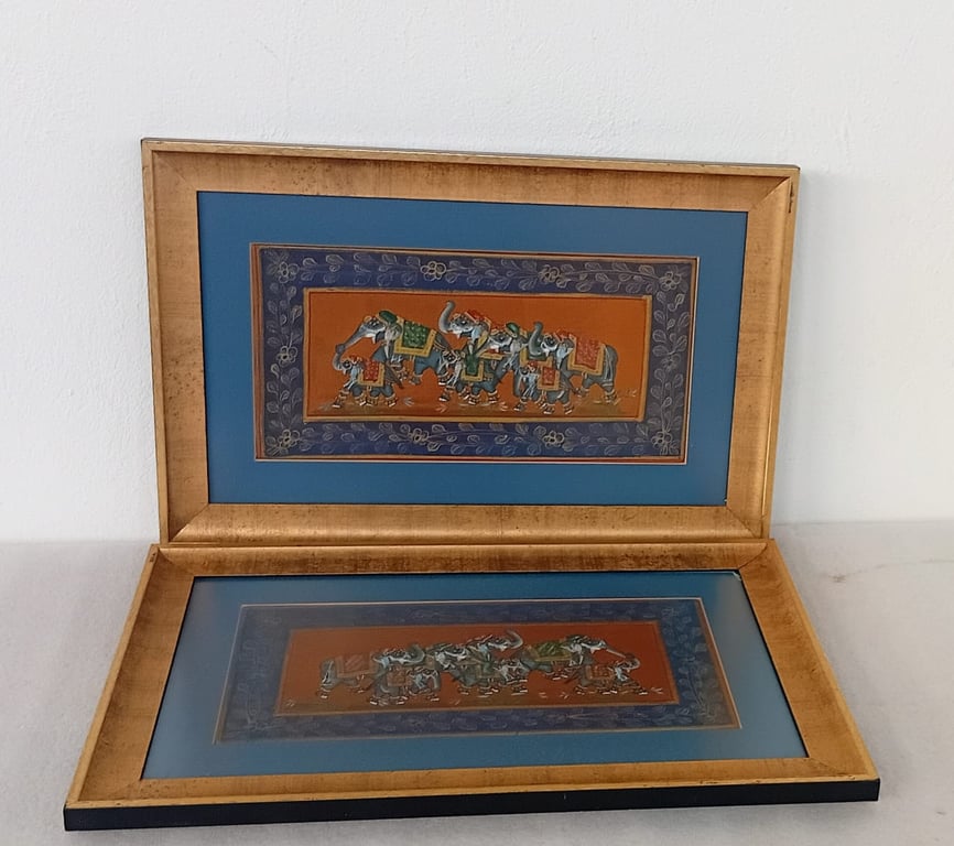 2 x Traditional Indian Painting