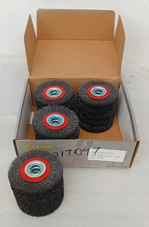 20 X Shank Mounted Wire Wheels