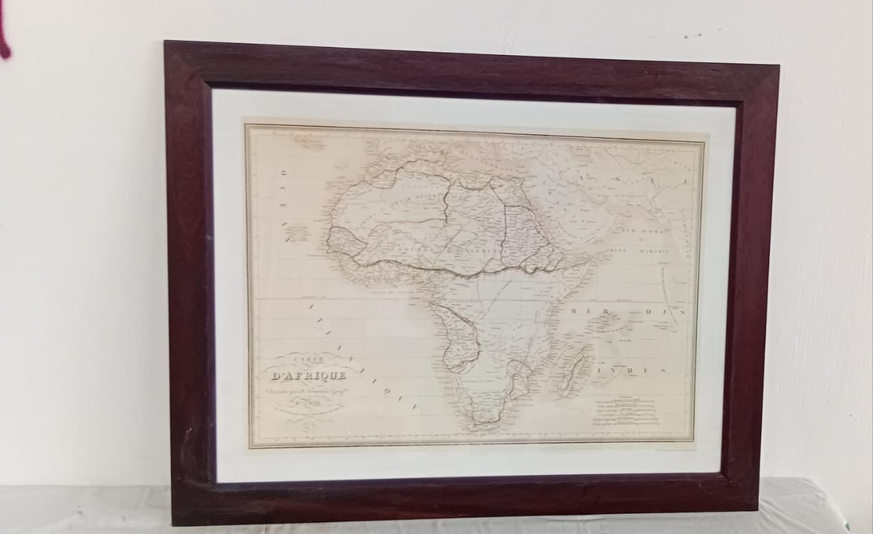 Framed Map