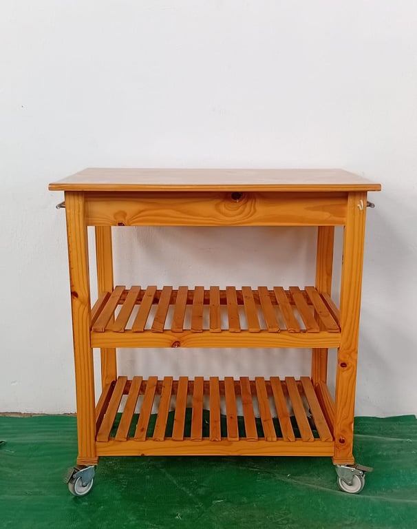 Wooden Kitchen Trolley