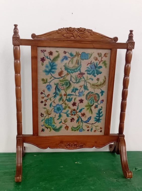 Tapestry Fire Screen