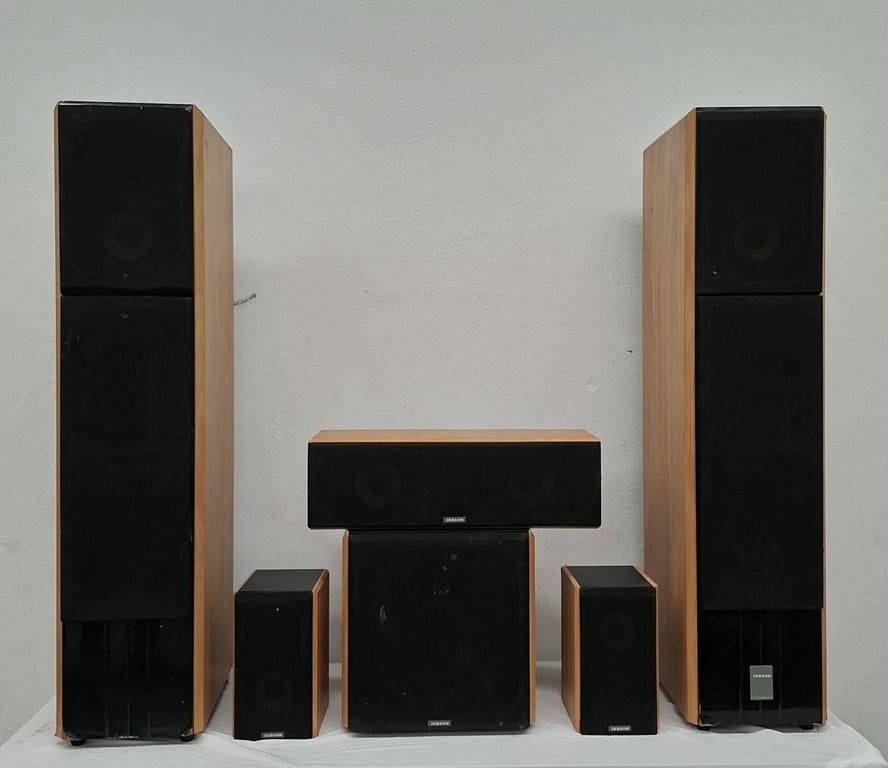 Jebson 5-Piece Surround Sound Speaker System