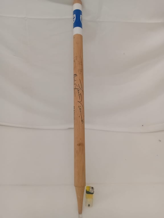 Autographed Cricket Wicket Signed by Fanie de Villiers