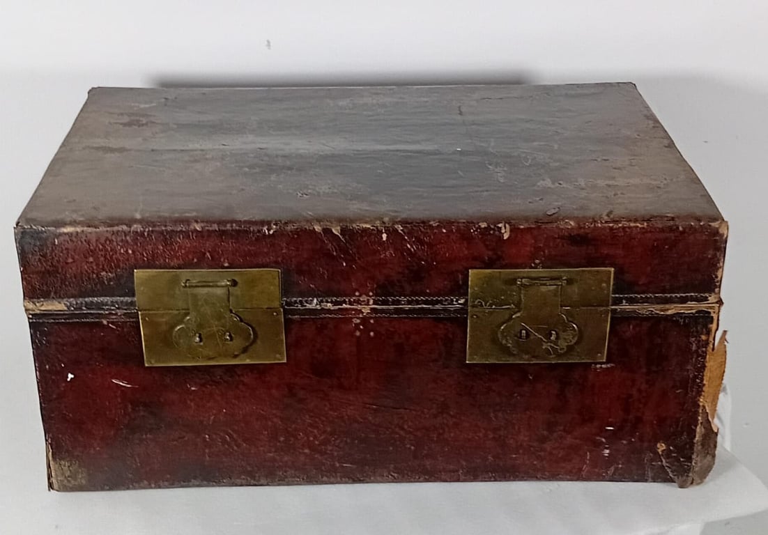 Vintage Leather Suitcase