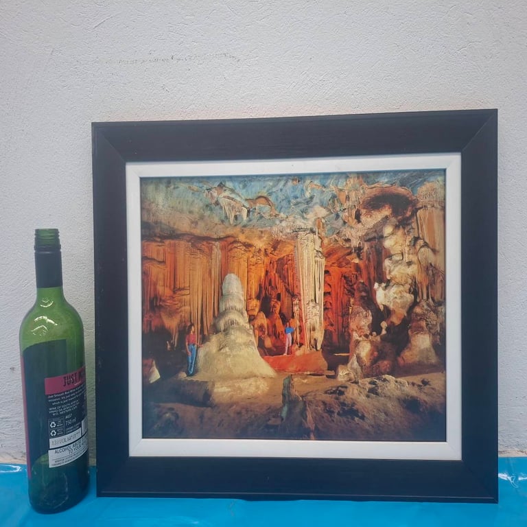 Framed Art Print – Figurative Interior Scene