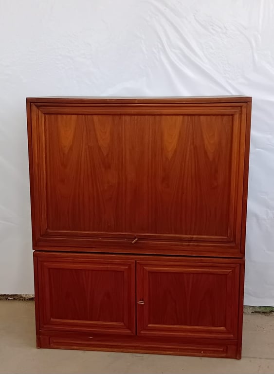 Vintage wooden storage cabinet / cupboard