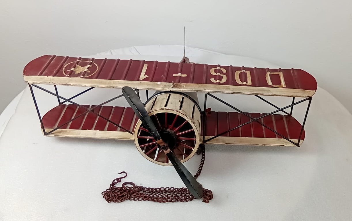 Decorative Wooden Airplane