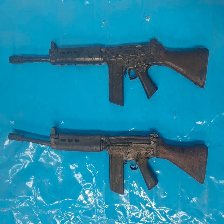 Rubber Movie Prop Guns