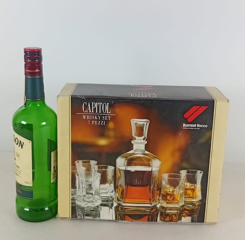 Bormioli Rocco “Capitol” Whisky Set – 7 Piece