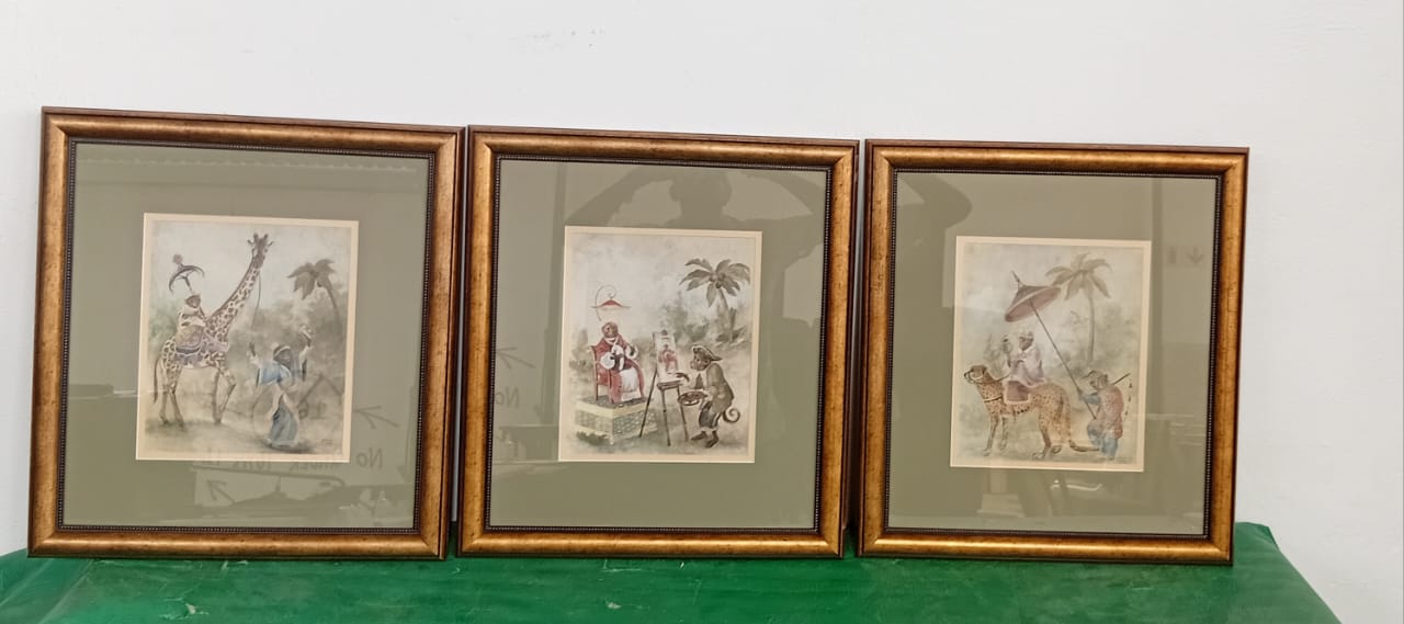 A Set Of 3 Antique Prints