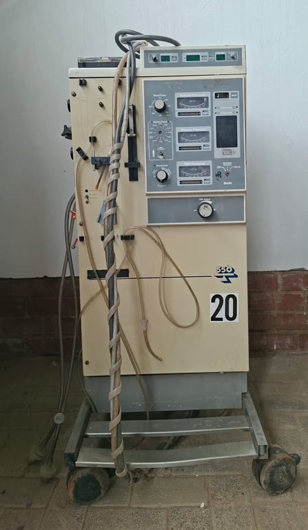 Vintage Medical Anesthesia Machine Film Prop
