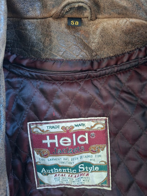 Size 3 XL(58) Mens Authentic Style Leather Jacket