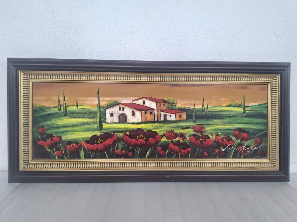 Framed Oil Painting
