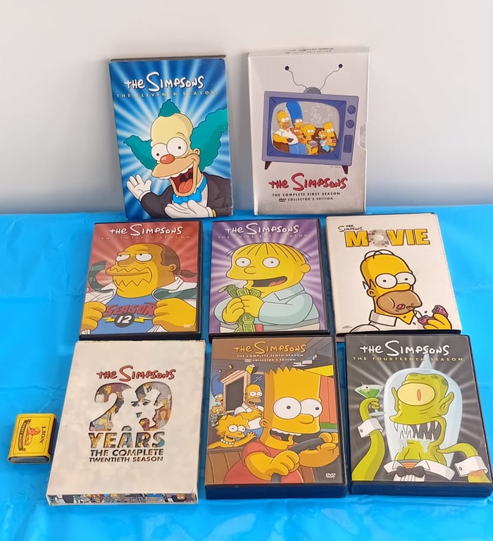 The Simpsons DVD Collection – Multiple Complete Seasons + Movie (Collector Editions)