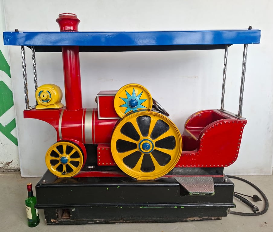Life Size Vintage Children’s Mechanical Train Ride